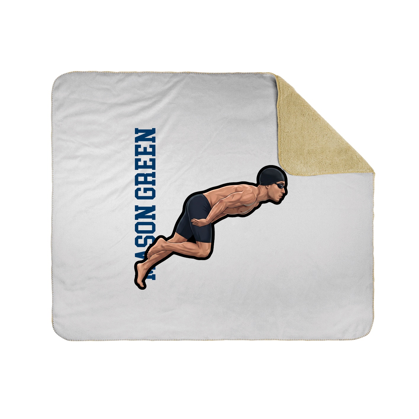 50x60 Sherpa Lined Throw Blanket