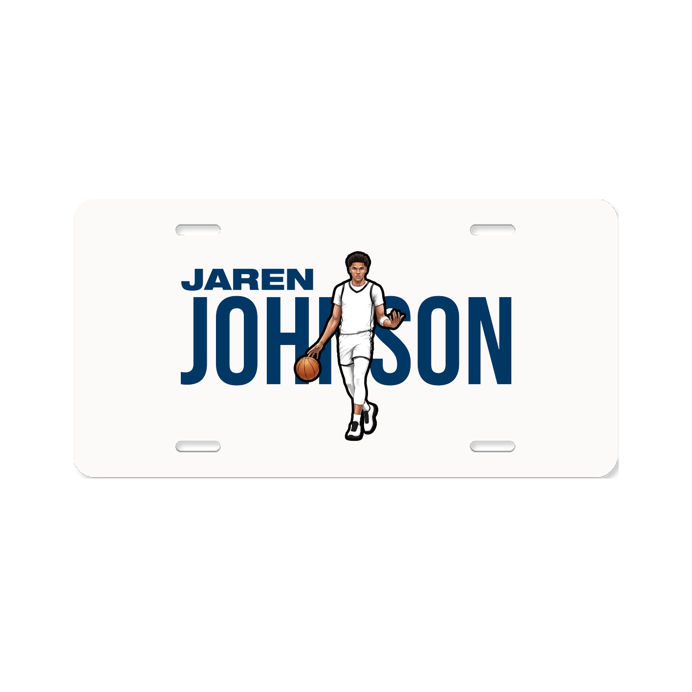 License Plate — Player Name in Classic