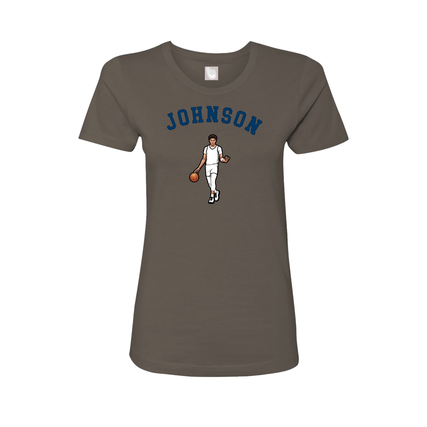 Fitted Women's Tee — Shirsey Arch in Grey