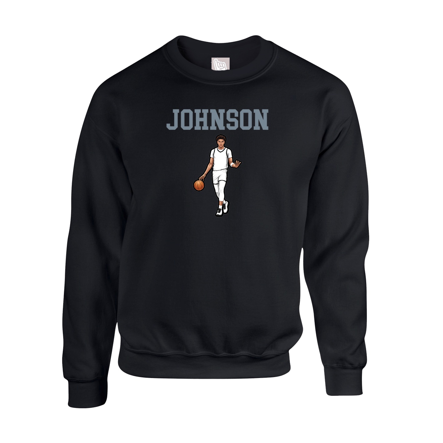 Fleece Crew — Shirsey in Black