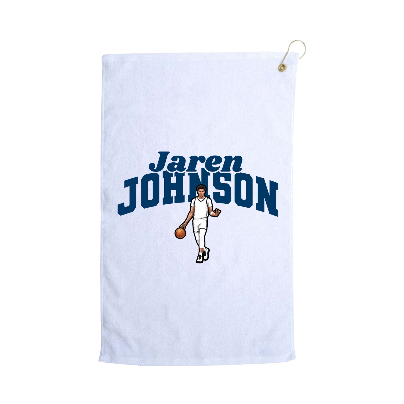 Golf Towel — Signature Arch in White