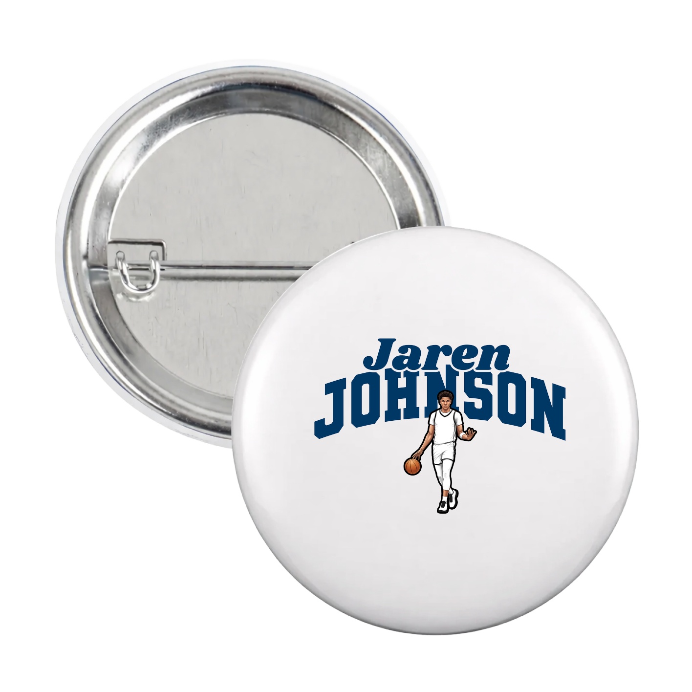 Game Day Button — Signature Arch in White