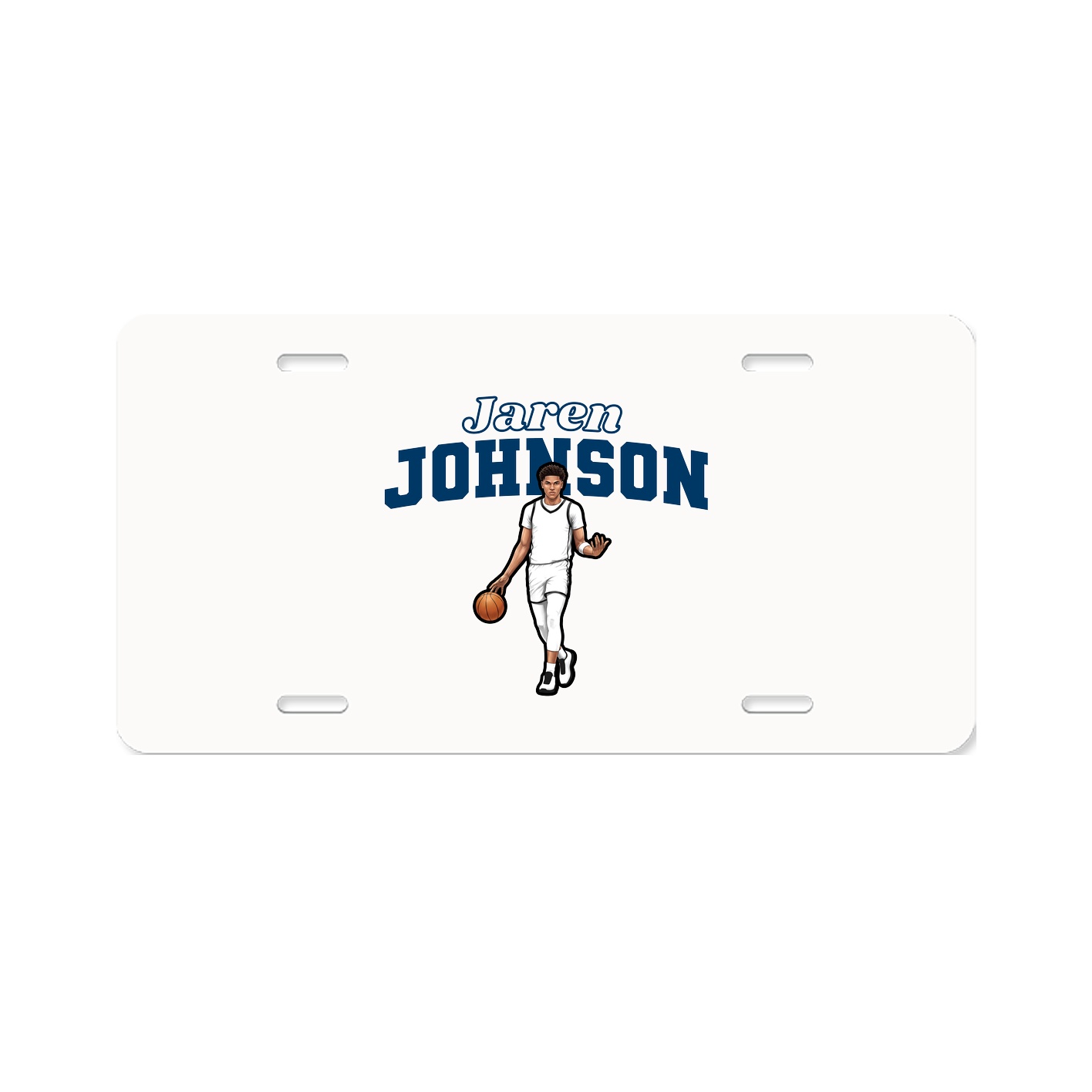 License Plate — Name Arch in Classic