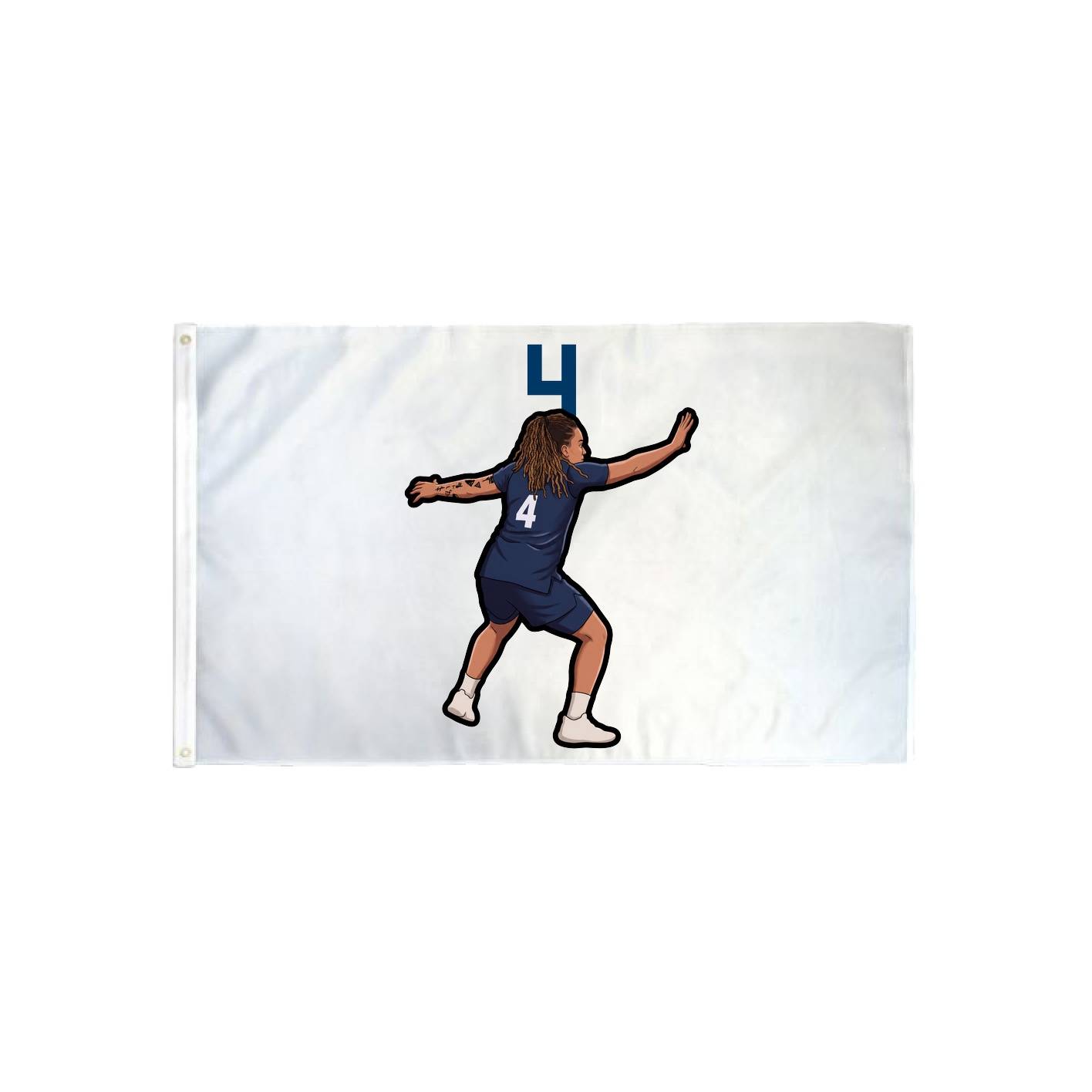 3x5 Flag — Number Top in Classic