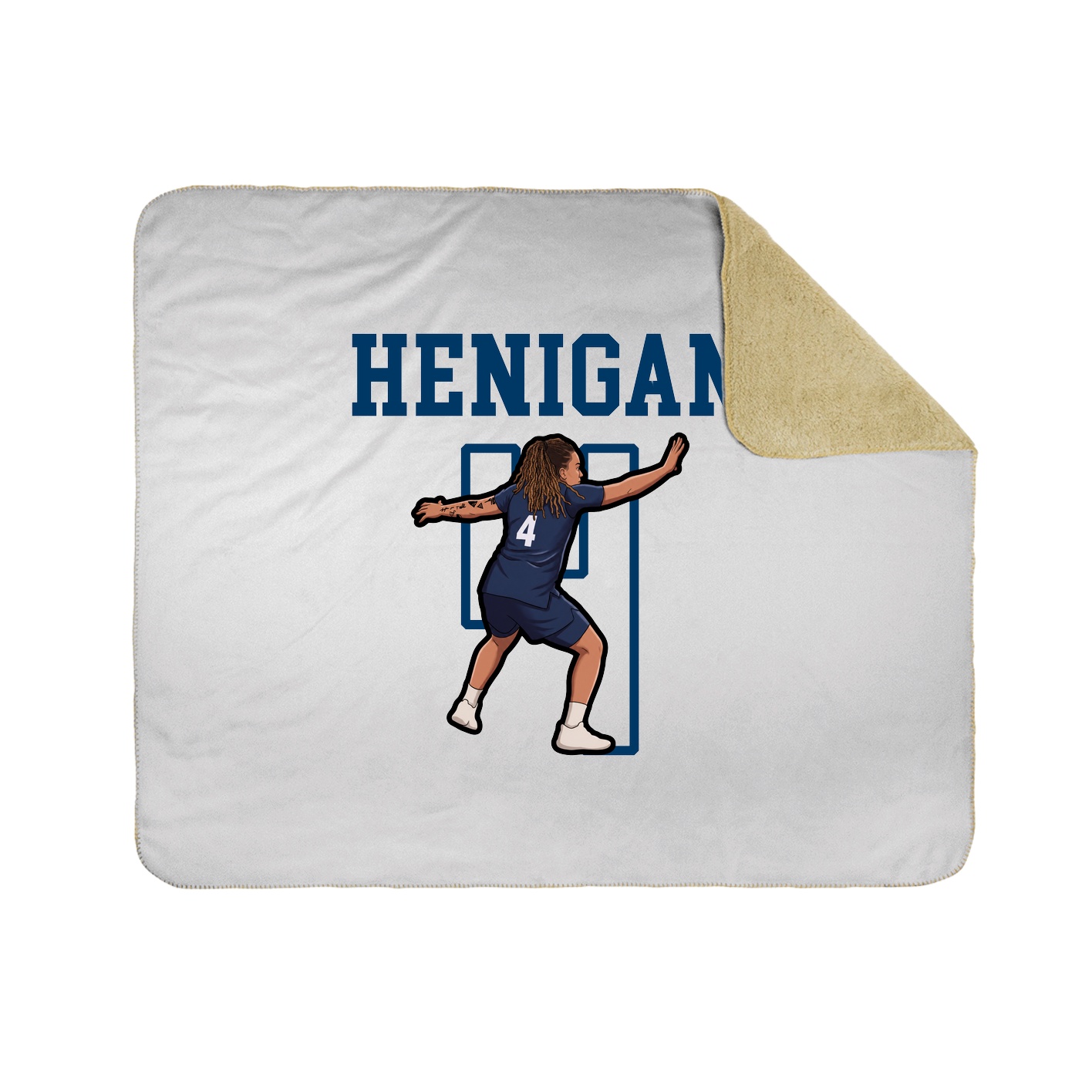 Throw Blanket — Shirsey in White