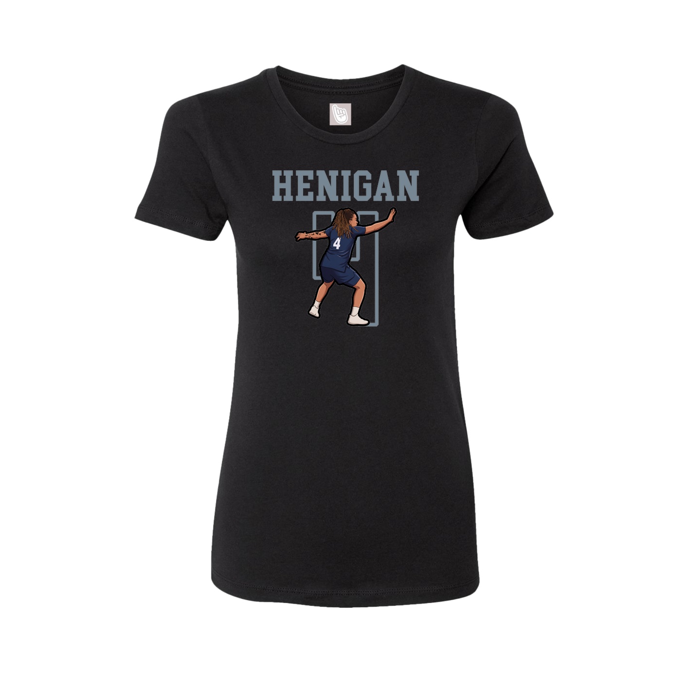 Fitted Women's Tee — Shirsey in Black
