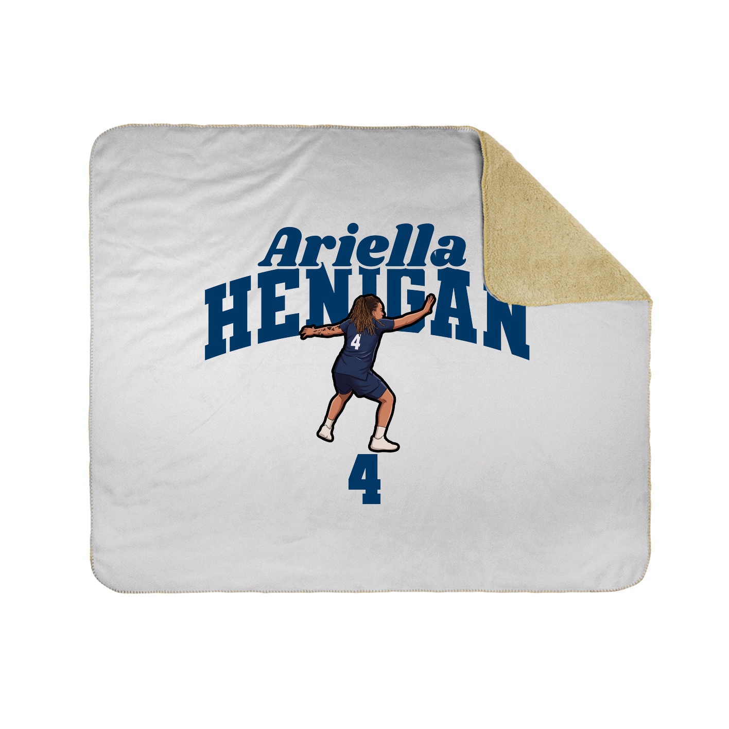 Throw Blanket — Signature Arch in White