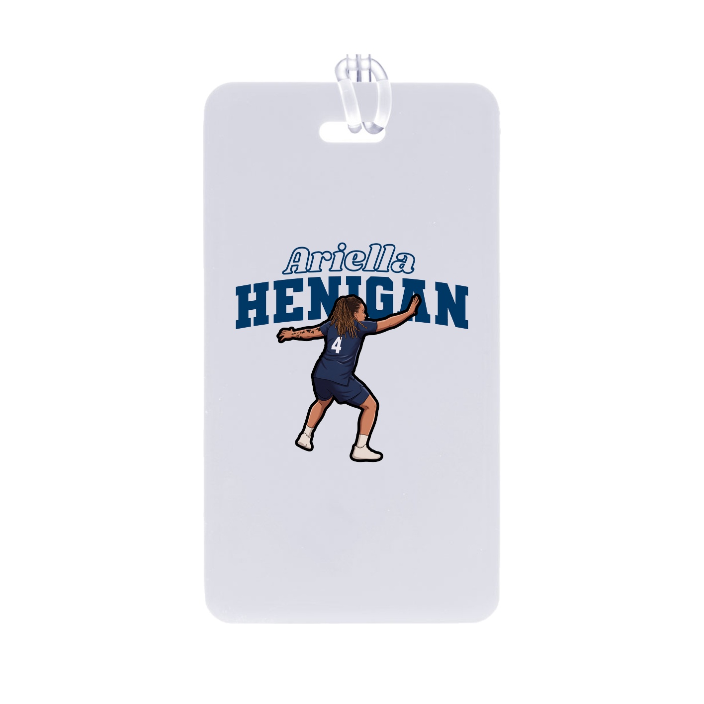Bag Tag — Name Arch in Classic
