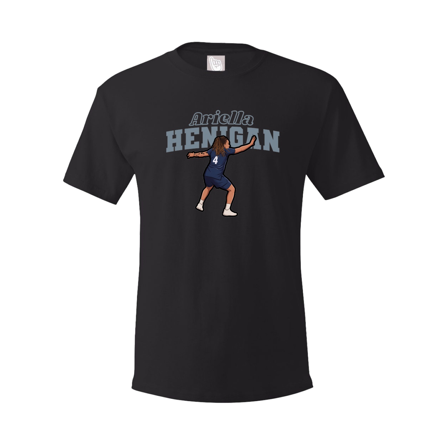 Youth Tee — Name Arch in Black