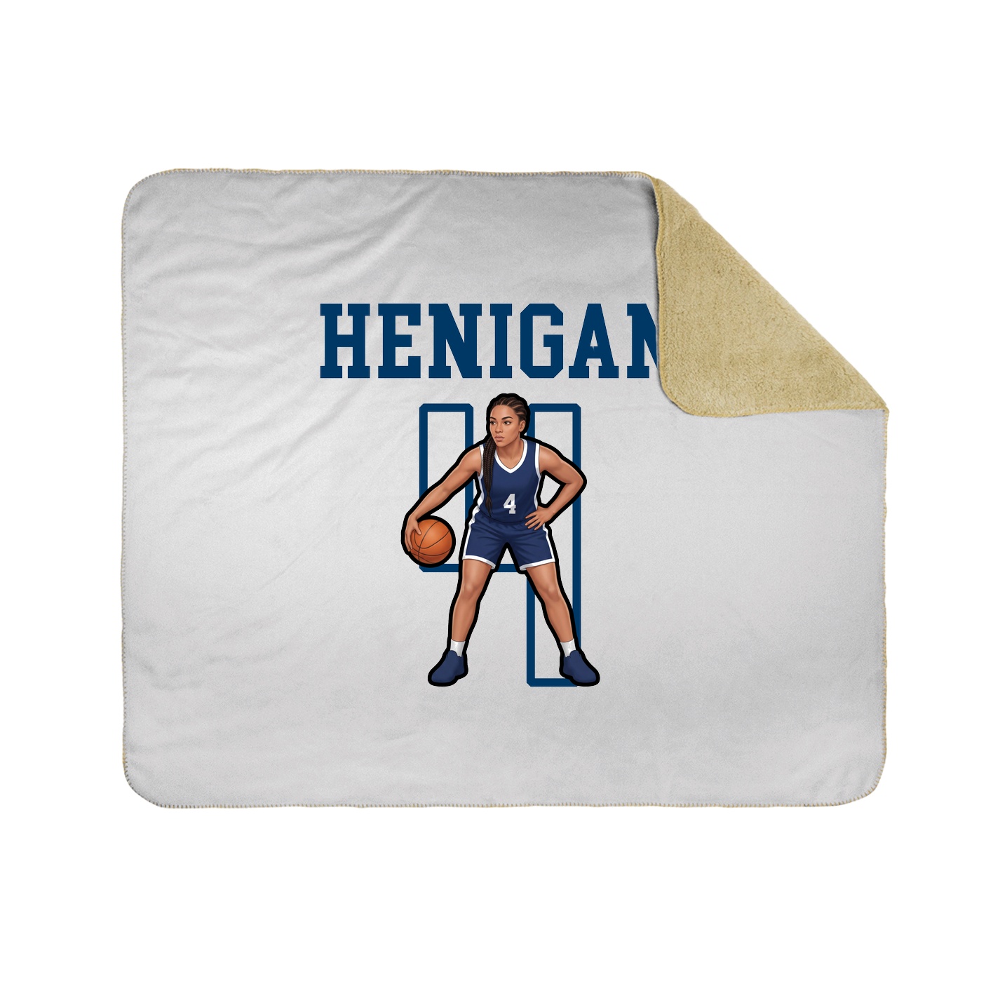 Throw Blanket — Shirsey in White
