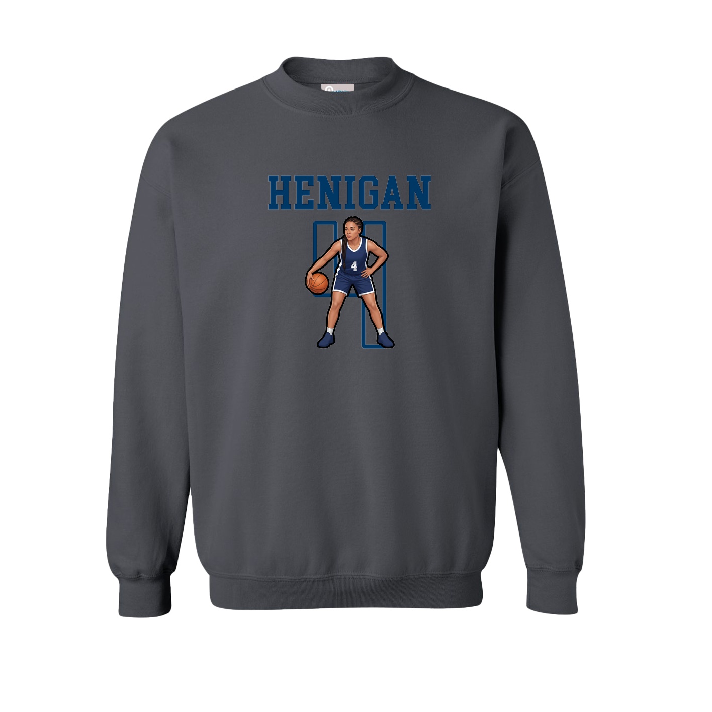 Fleece Crew — Shirsey in Grey
