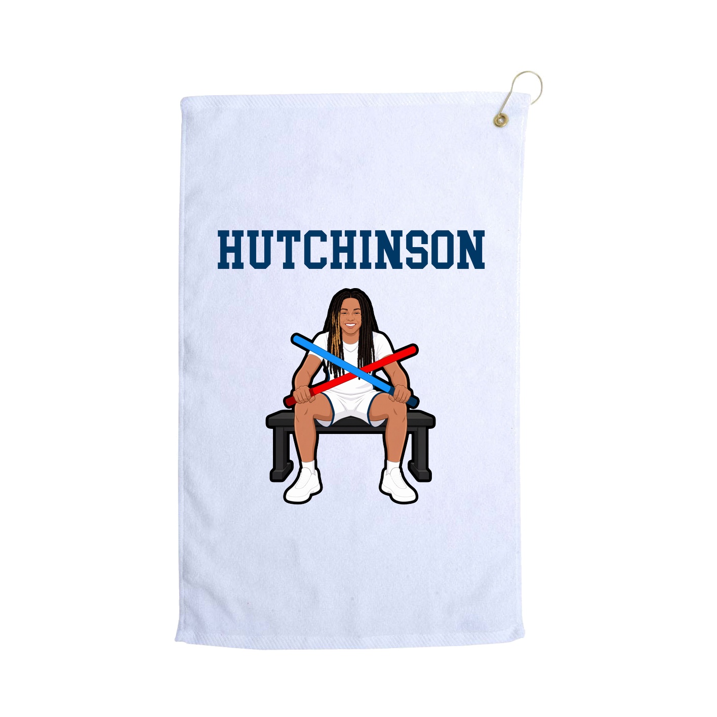 Golf Towel — Shirsey in White