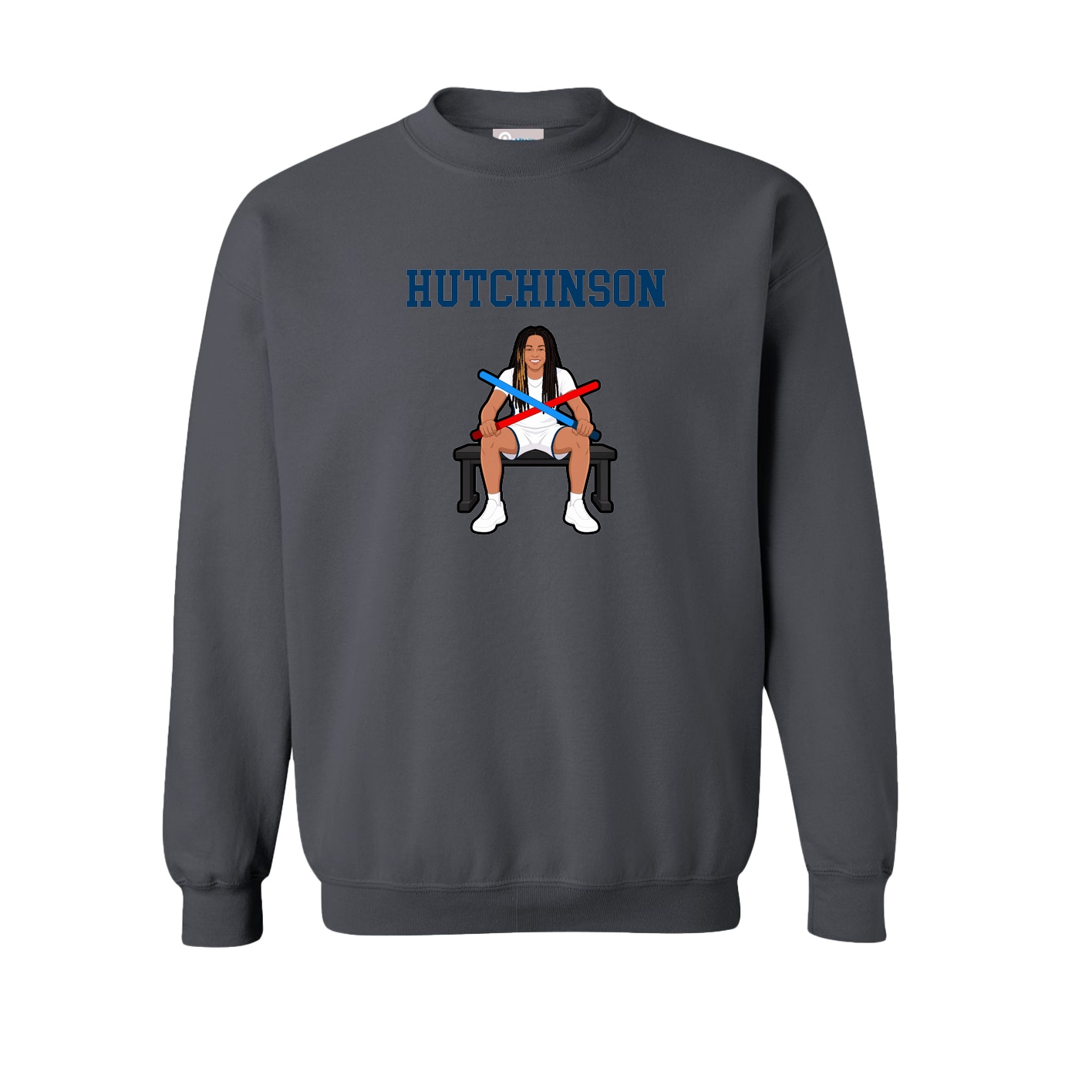 Fleece Crew — Shirsey in Grey