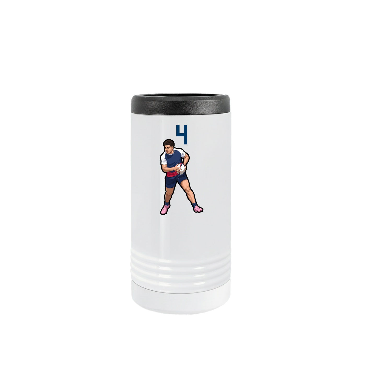 Slim Beverage Holder — Number Top in White