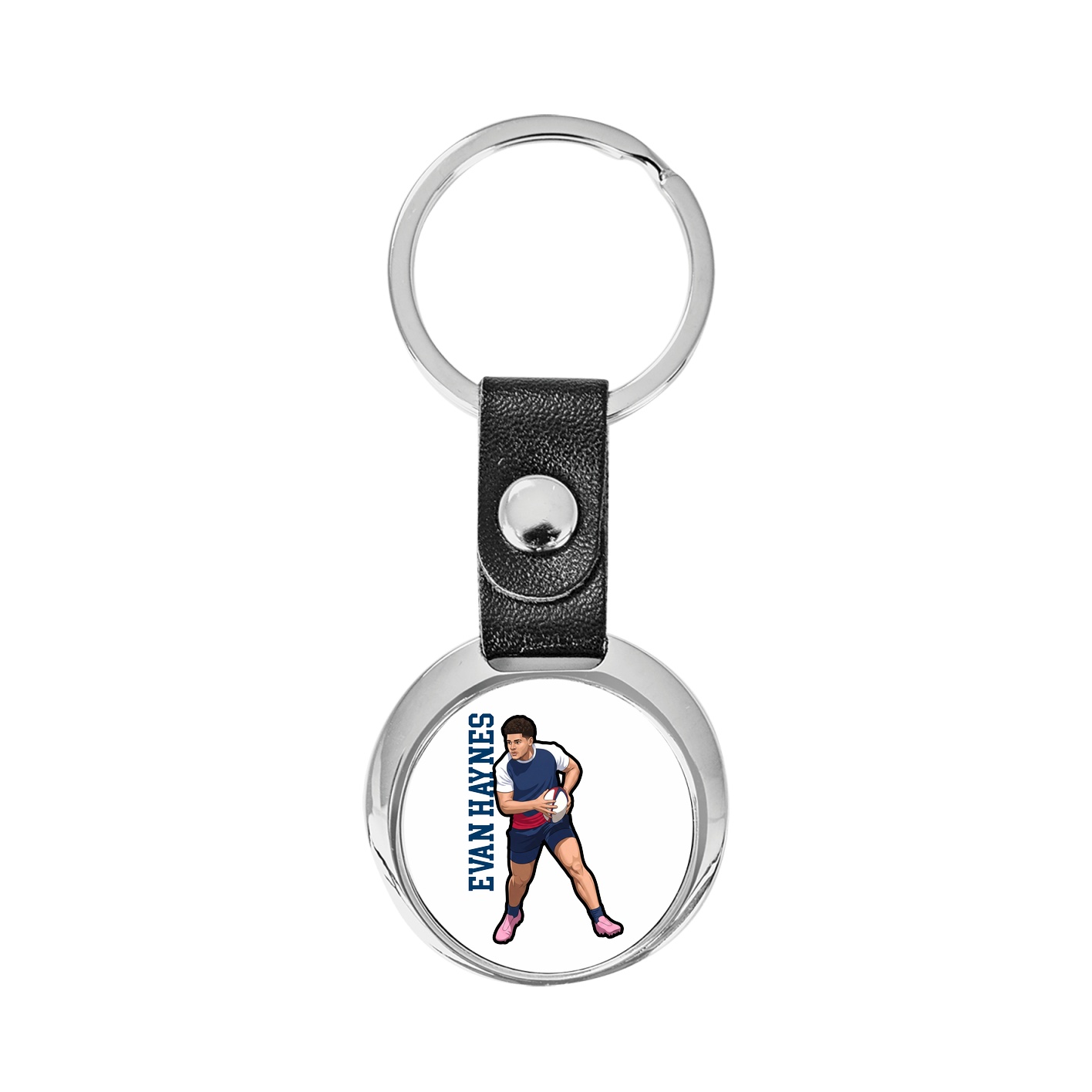 Key Chain — Name Vertical in Classic