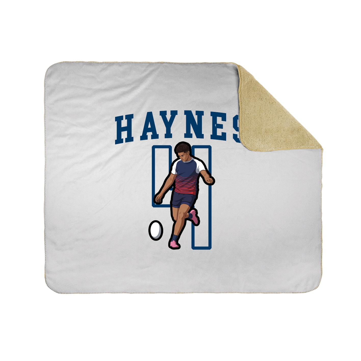 50x60 Sherpa Lined Throw Blanket