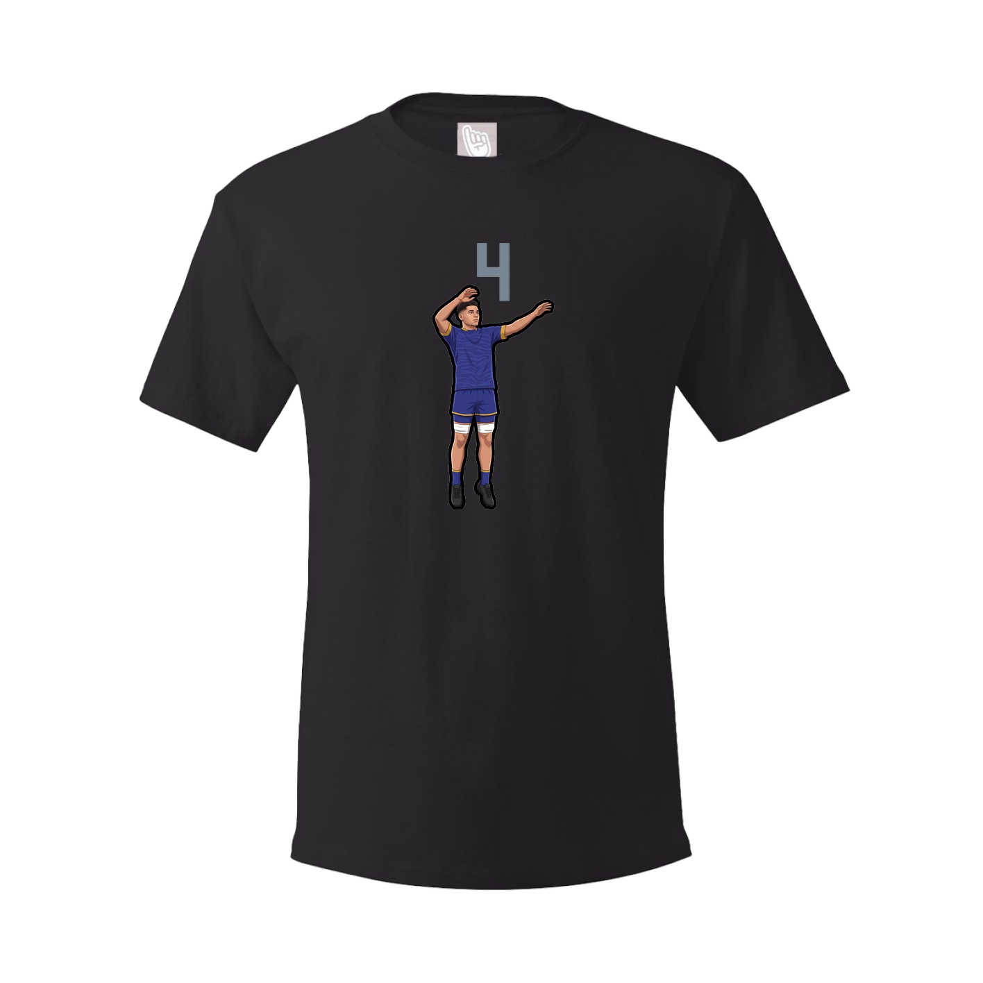 Tee — Number Top in Black