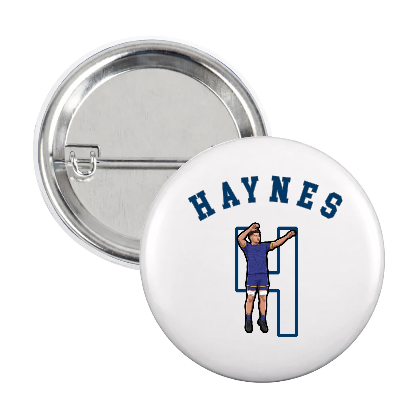 Game Day Button — Shirsey Arch in White