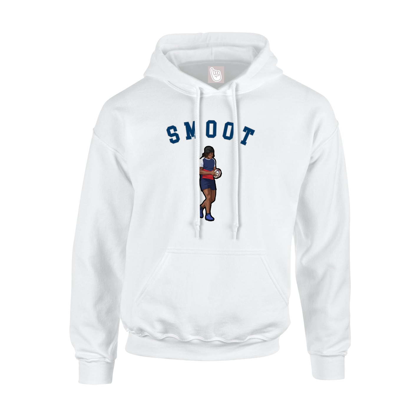 Hoodie — Shirsey Arch in White