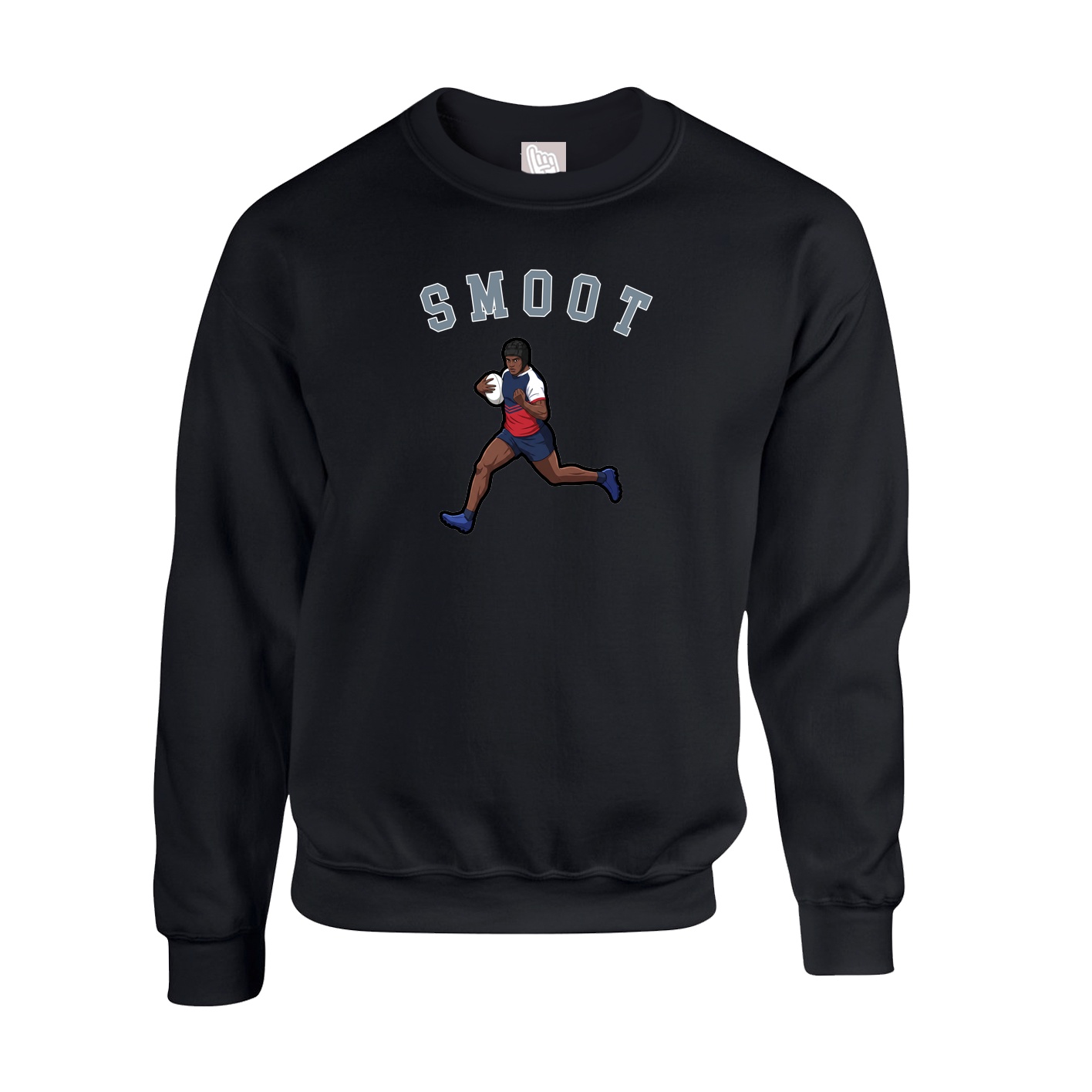 Fleece Crew — Shirsey Arch in Black