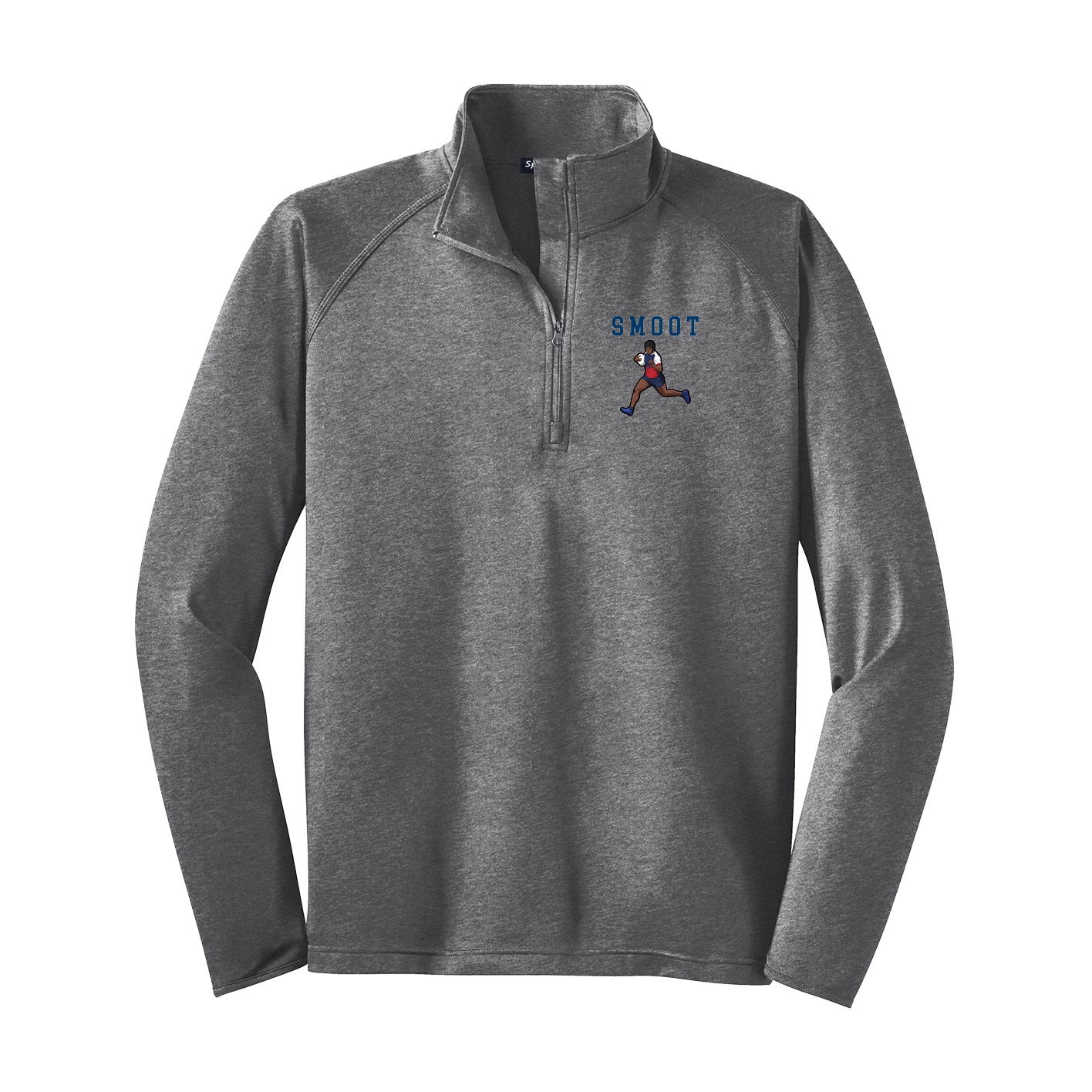 Q-Zip Pullover — Shirsey in Grey