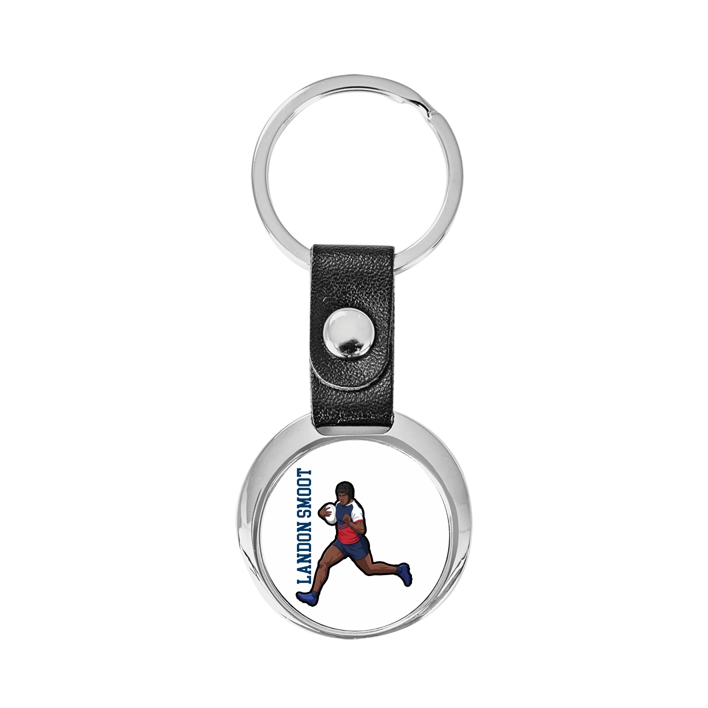 Key Chain — Name Vertical in Classic