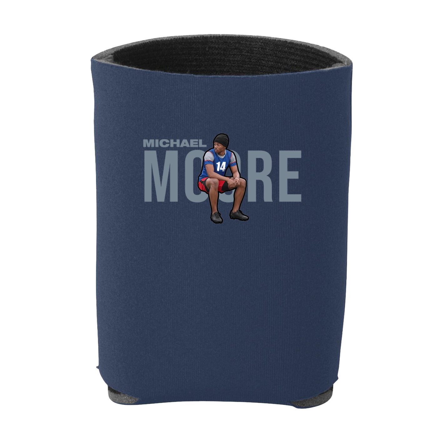 Can Holder — Player Name in Navy