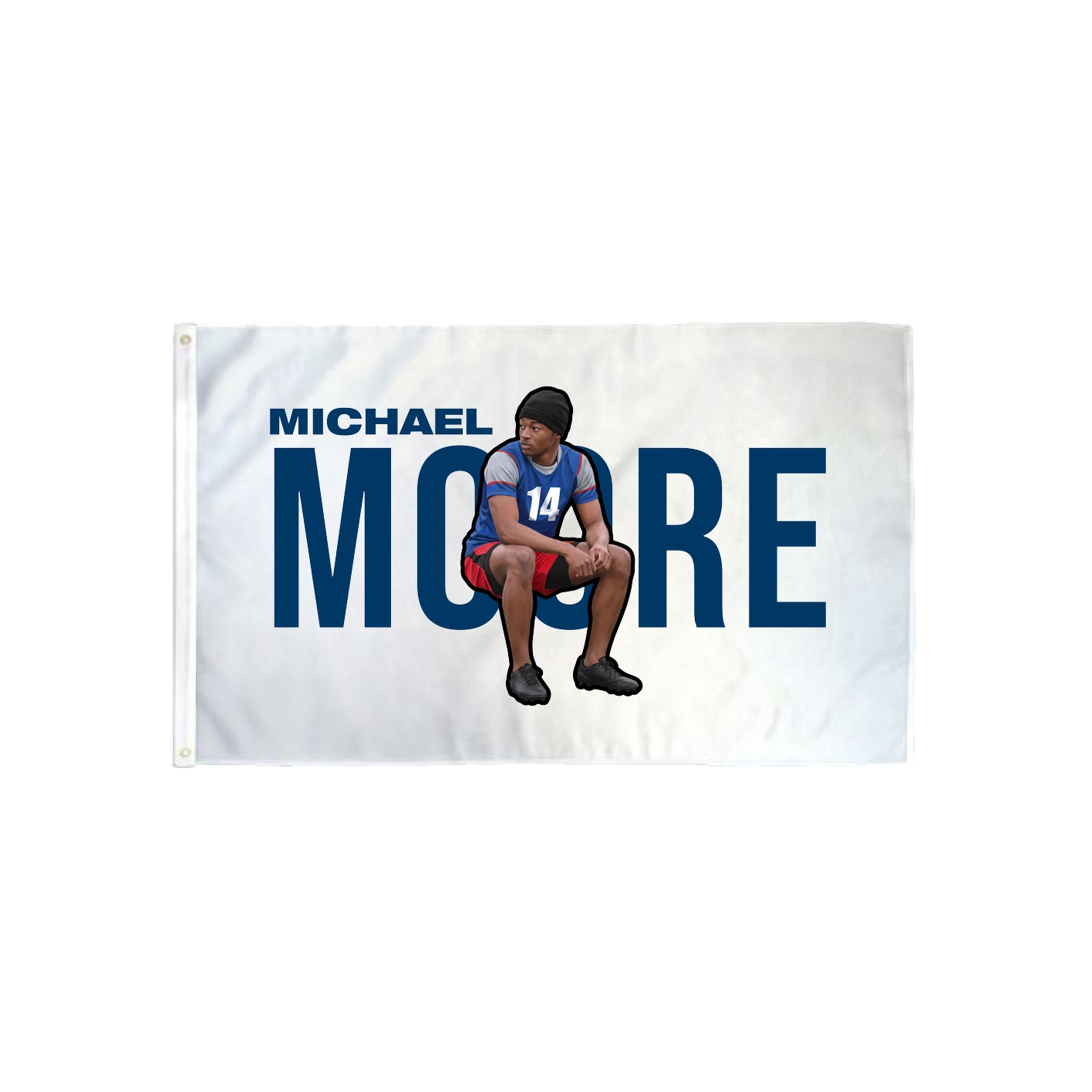 3x5 Flag — Player Name in Classic