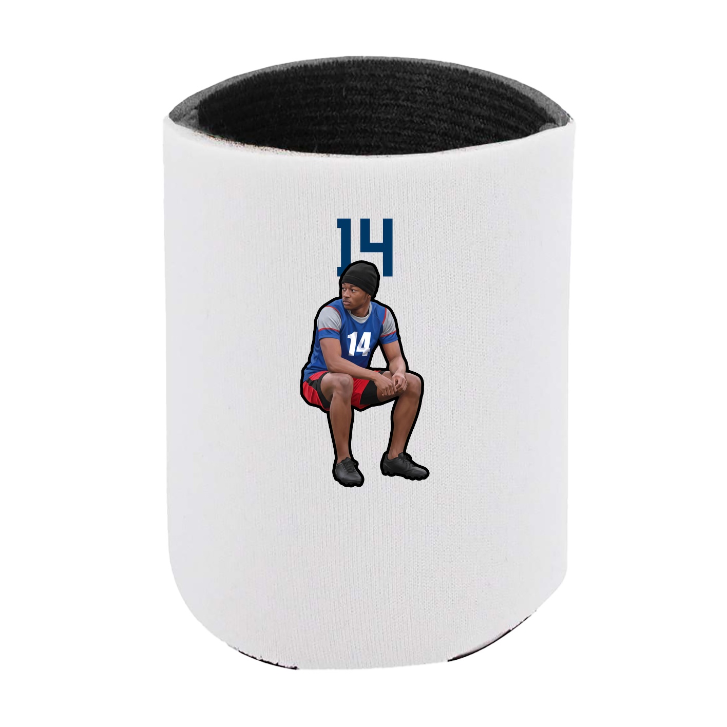 Can Holder — Number Top in White
