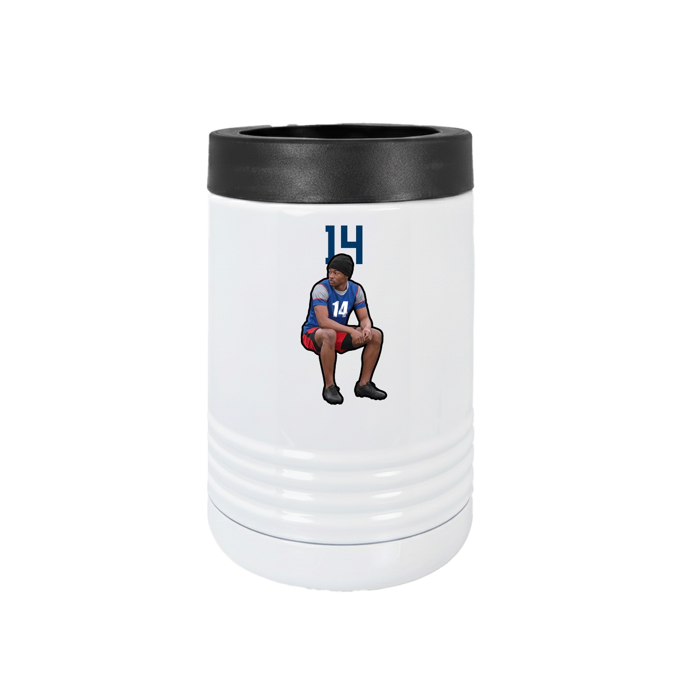 Beverage Holder — Number Top in White