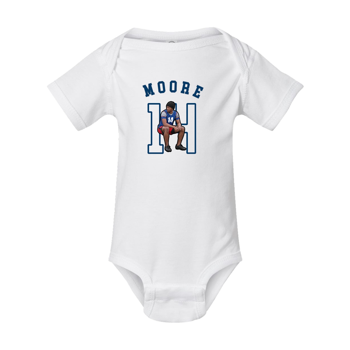 Baby Onesie — Shirsey Arch in White