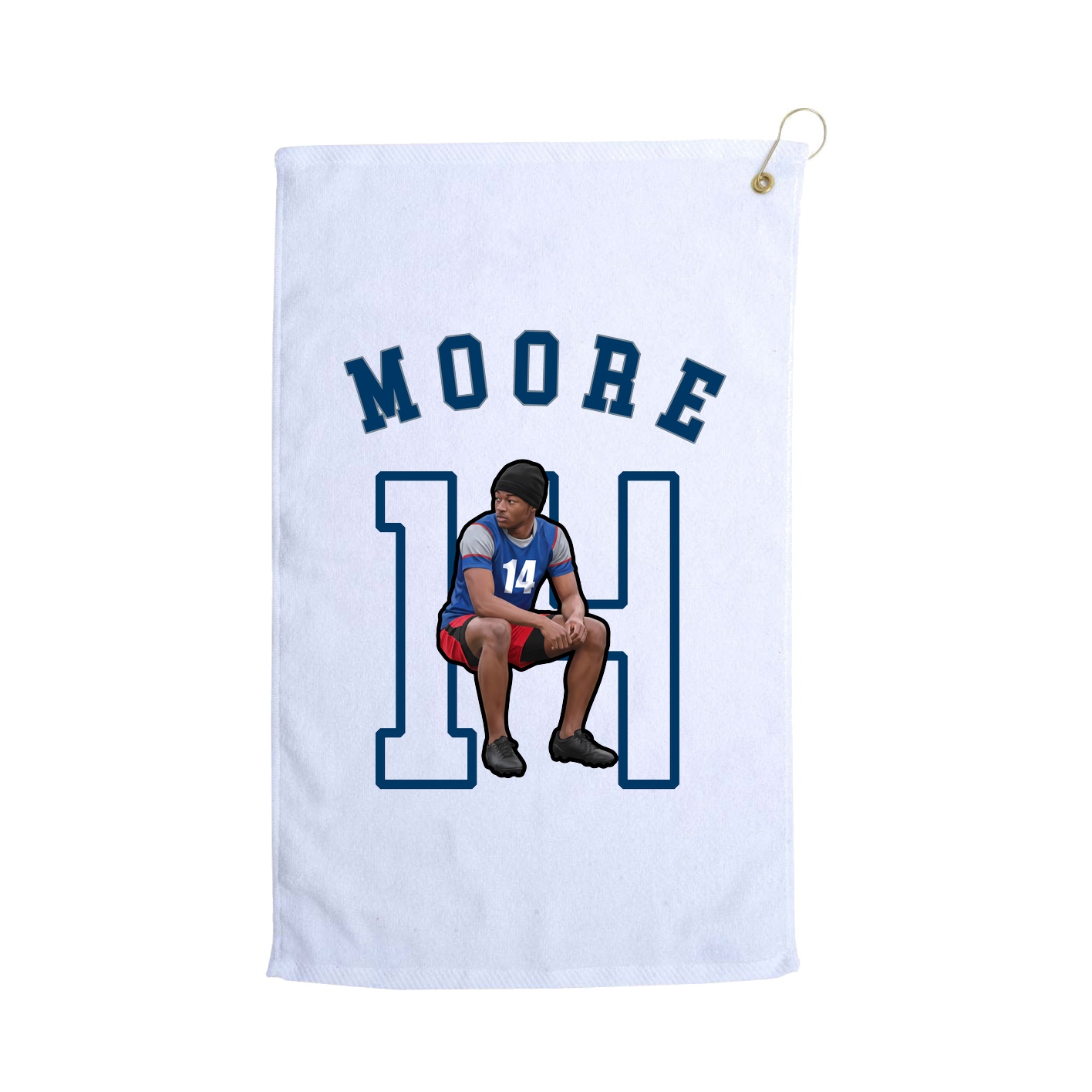 Golf Towel — Shirsey Arch in White