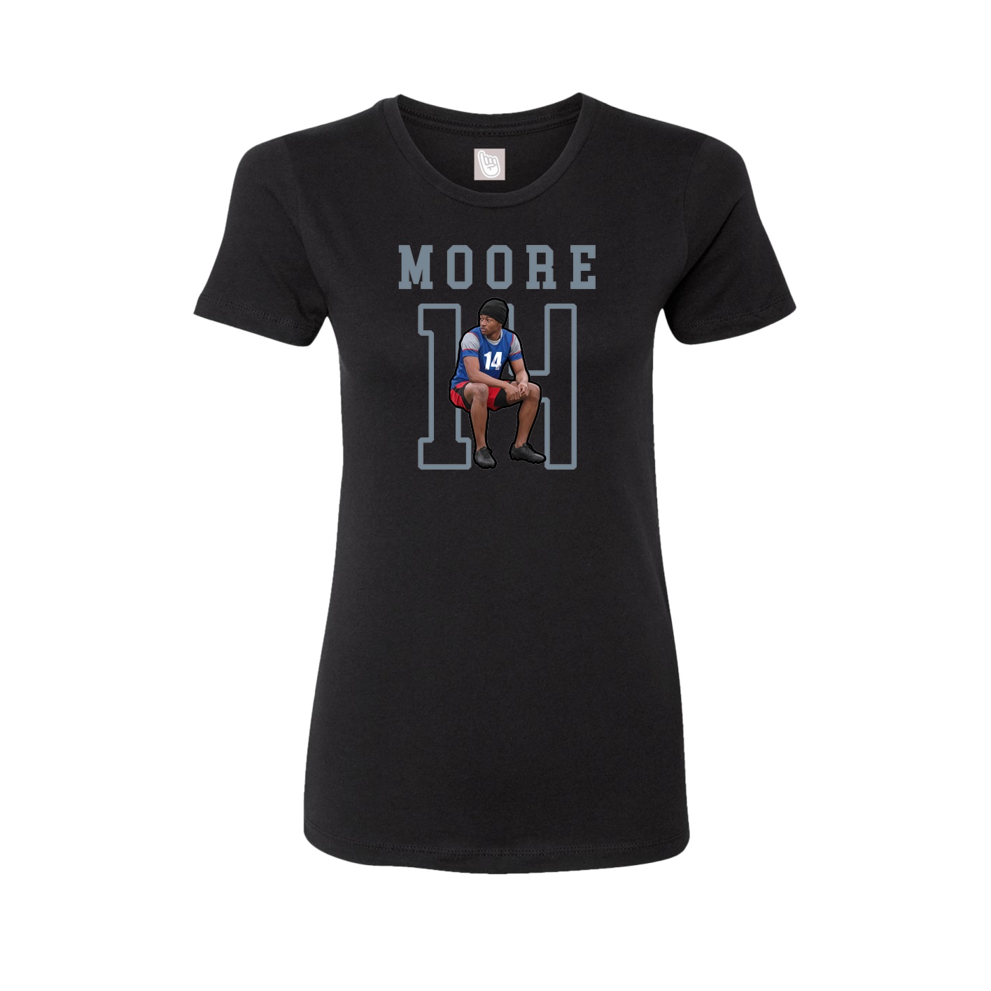 Fitted Women's Tee — Shirsey in Black