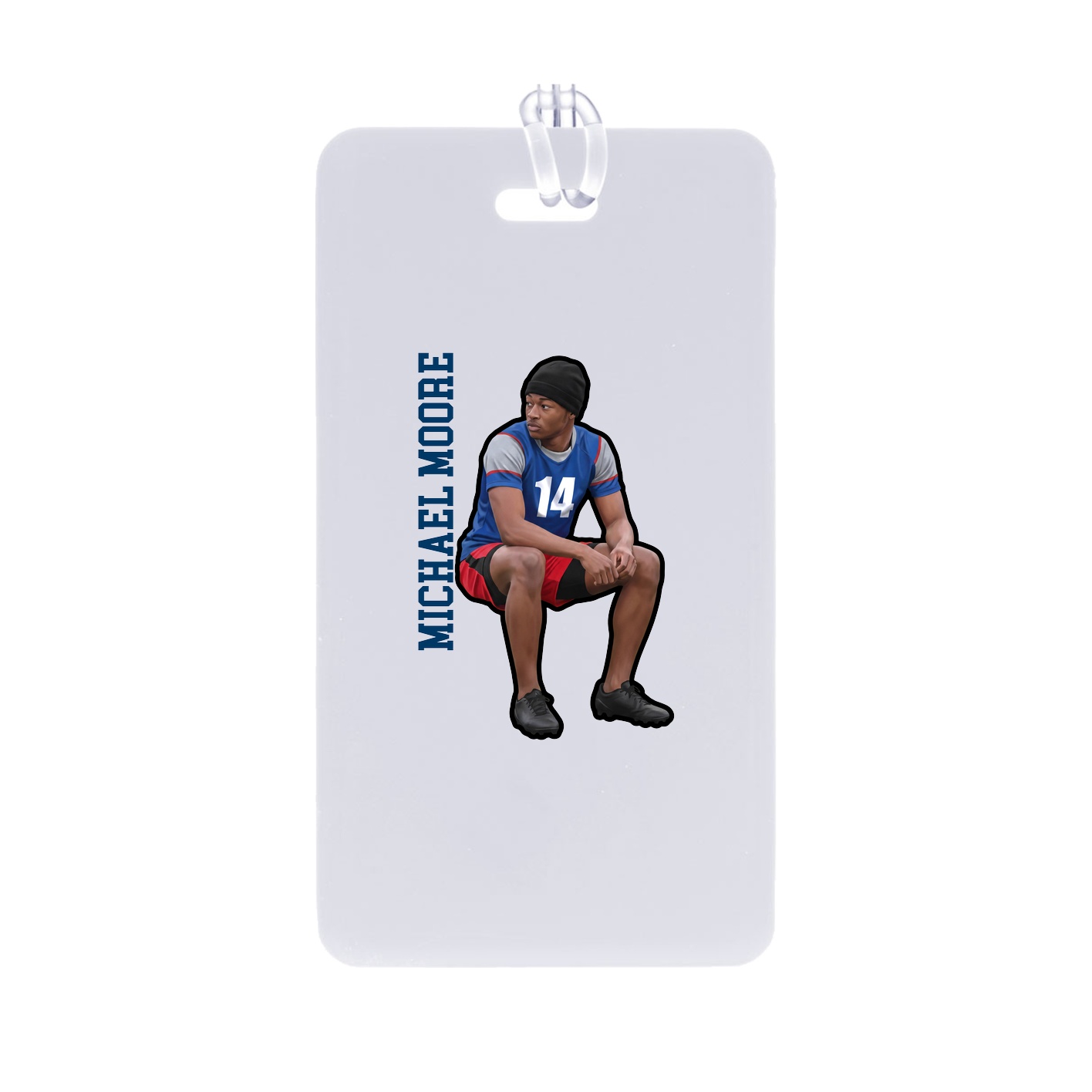 Bag Tag — Name Vertical in Classic