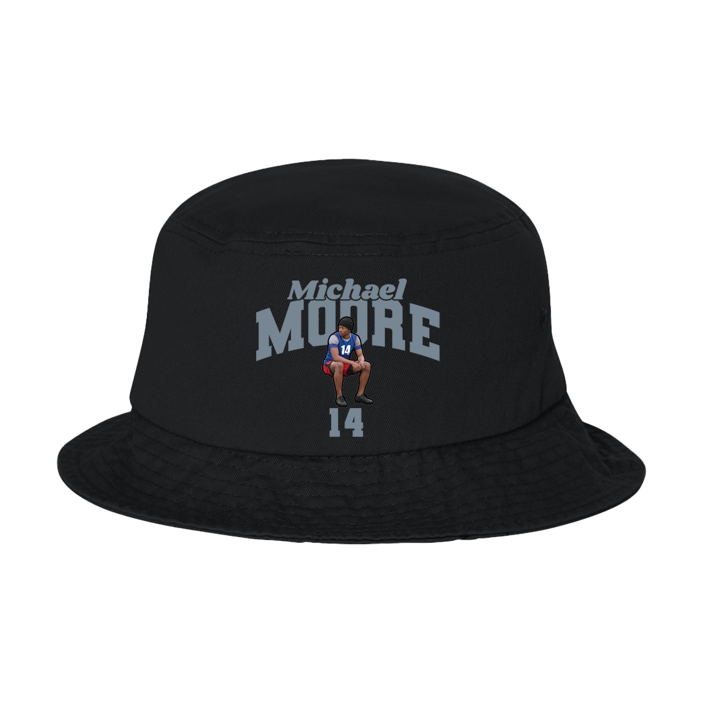 Bucket Cap — Signature Arch in Black