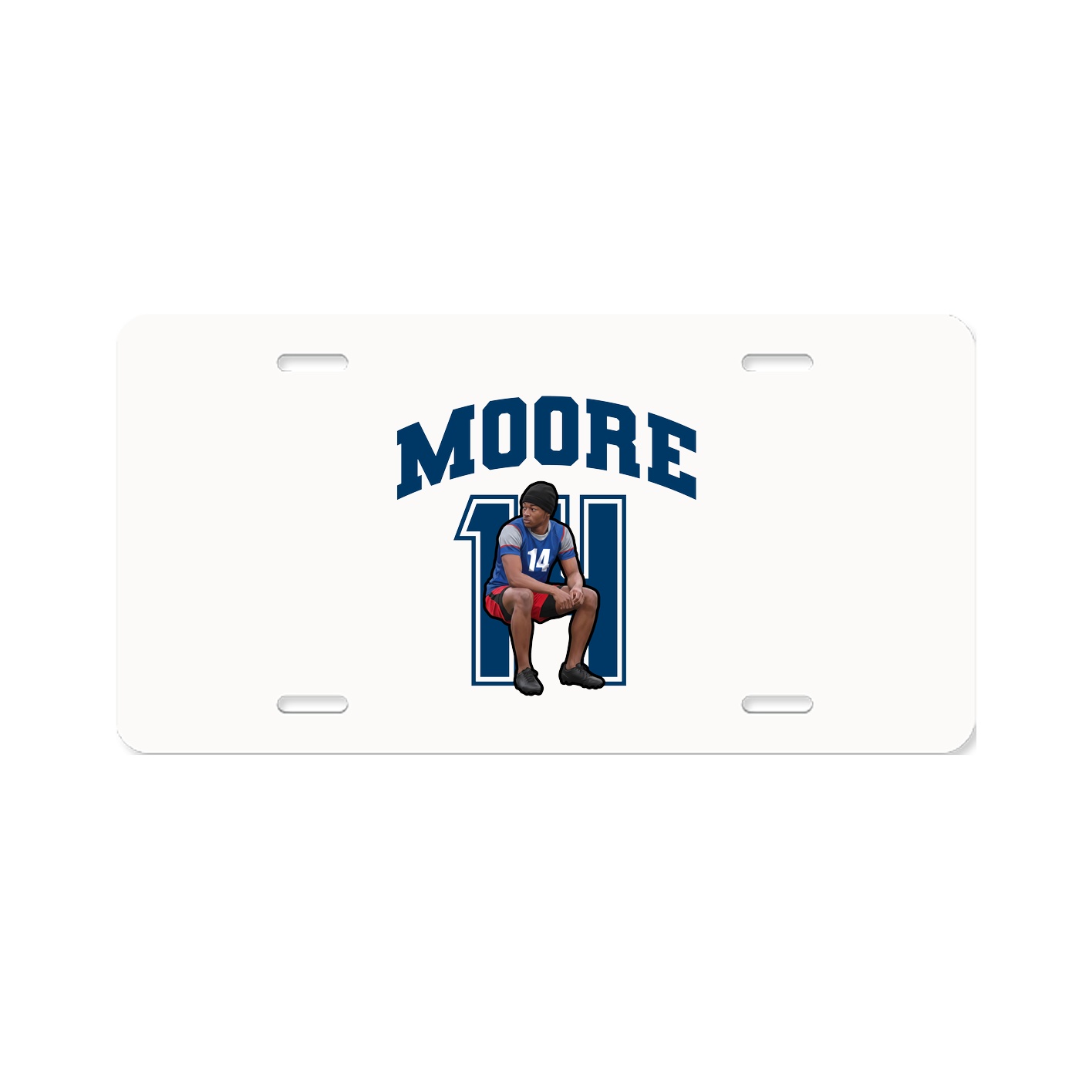 License Plate — Number in Classic
