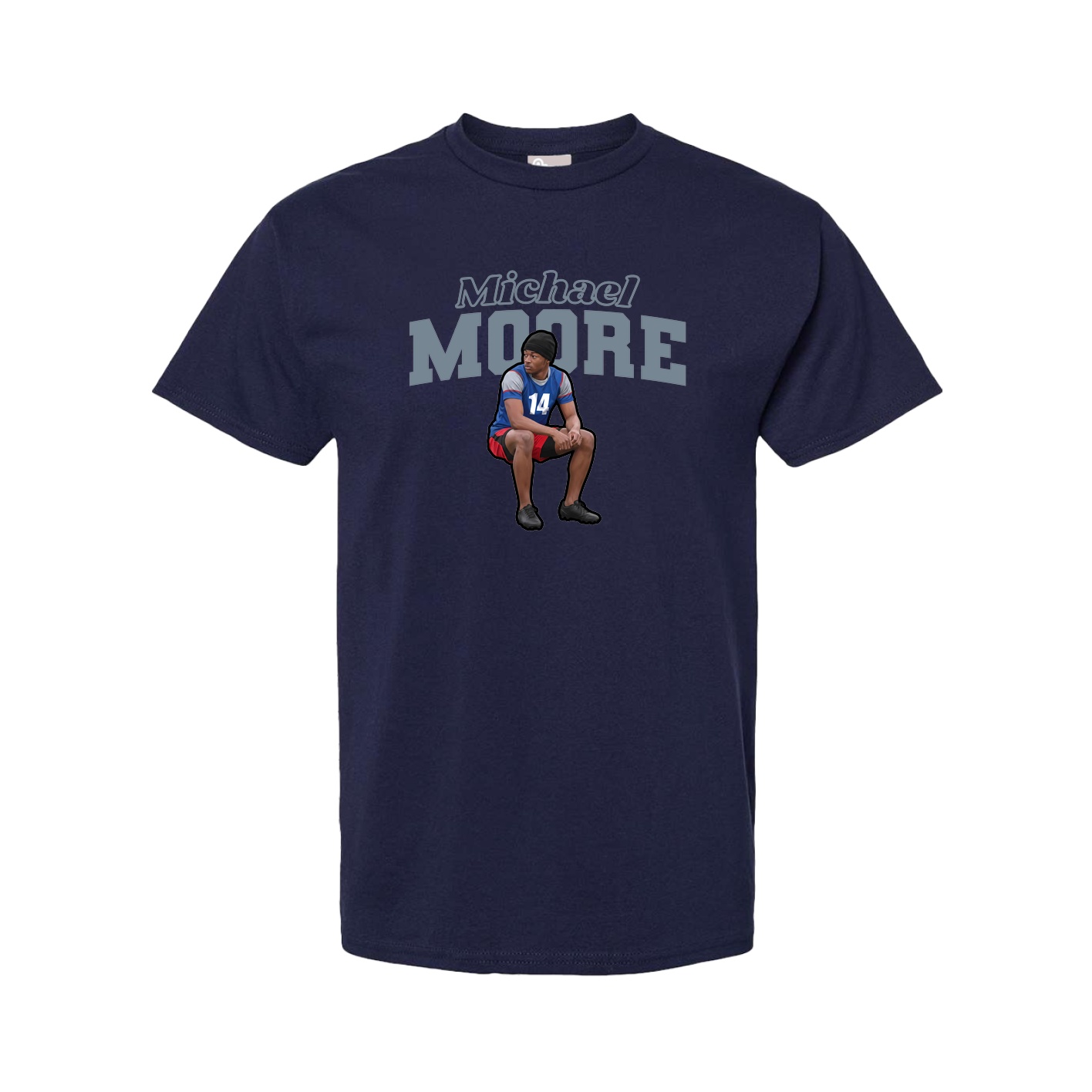 Youth Tee — Name Arch in Navy