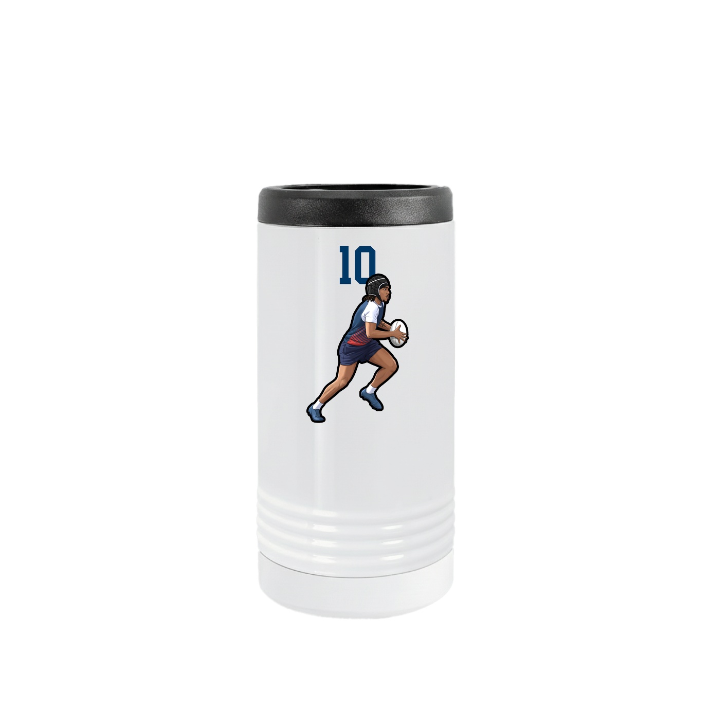 Slim Beverage Holder — Number Top in White