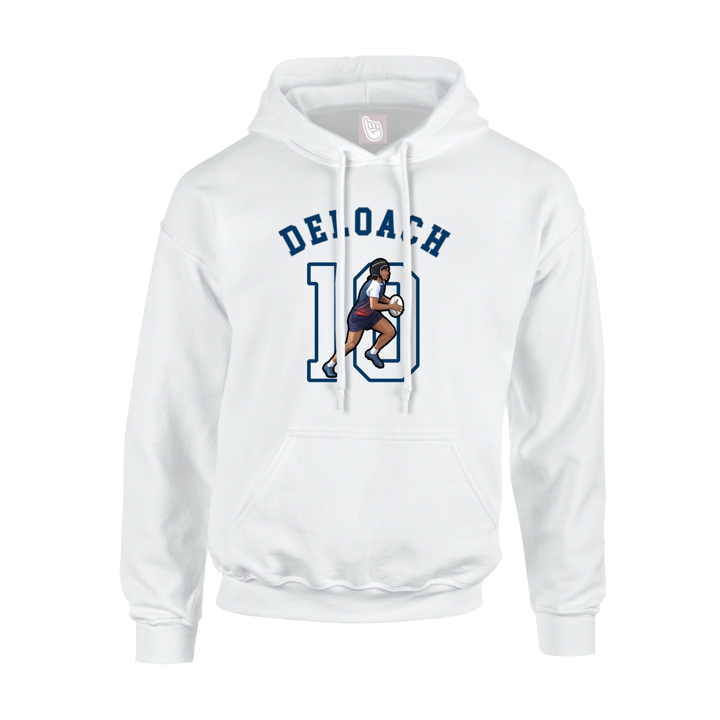 Youth Hoodie — Shirsey Arch in White
