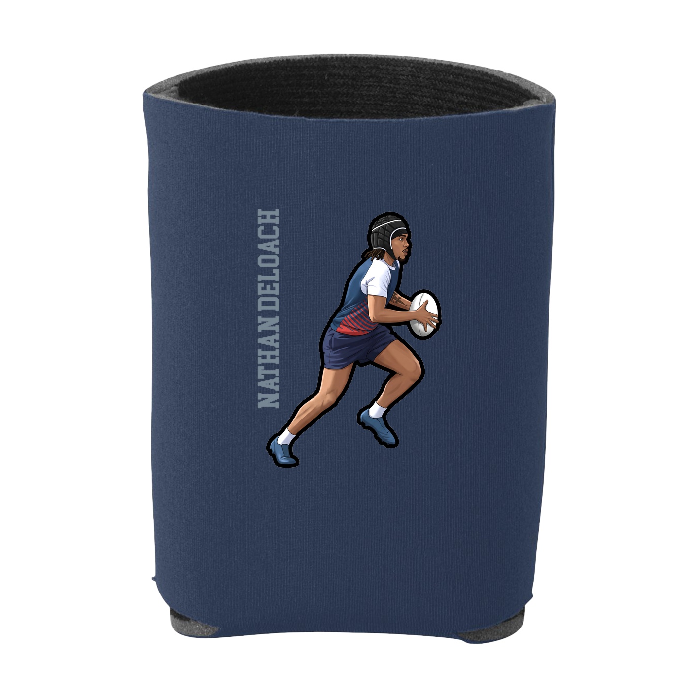 Can Holder — Name Vertical in Navy