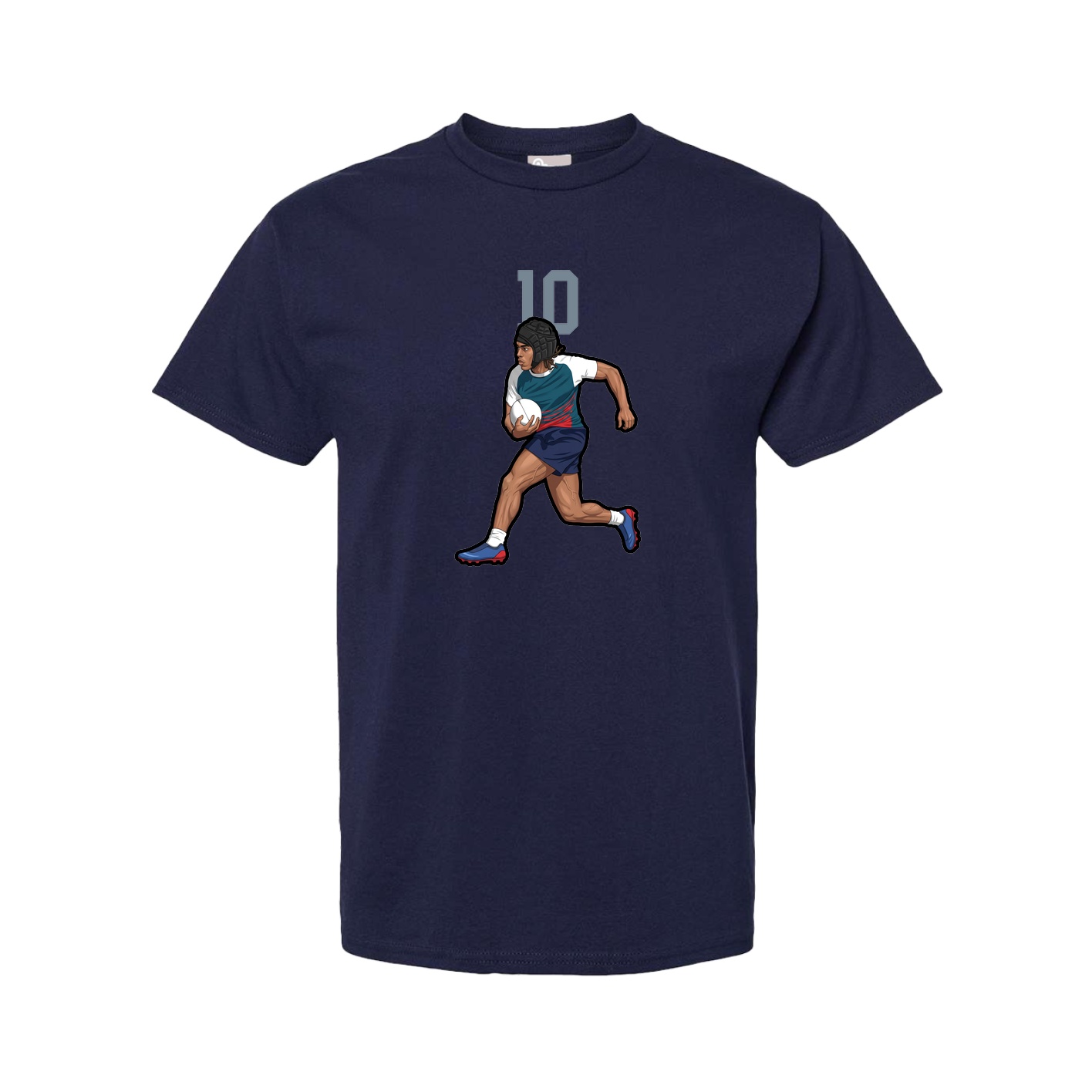 Tee — Number Top in Navy