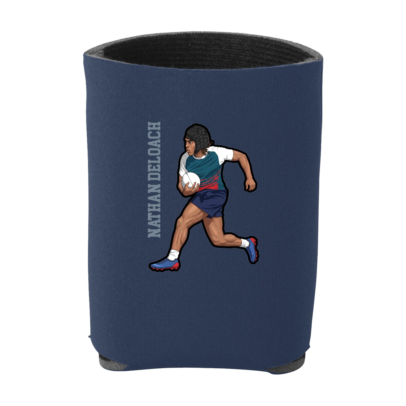 Can Holder — Name Vertical in Navy