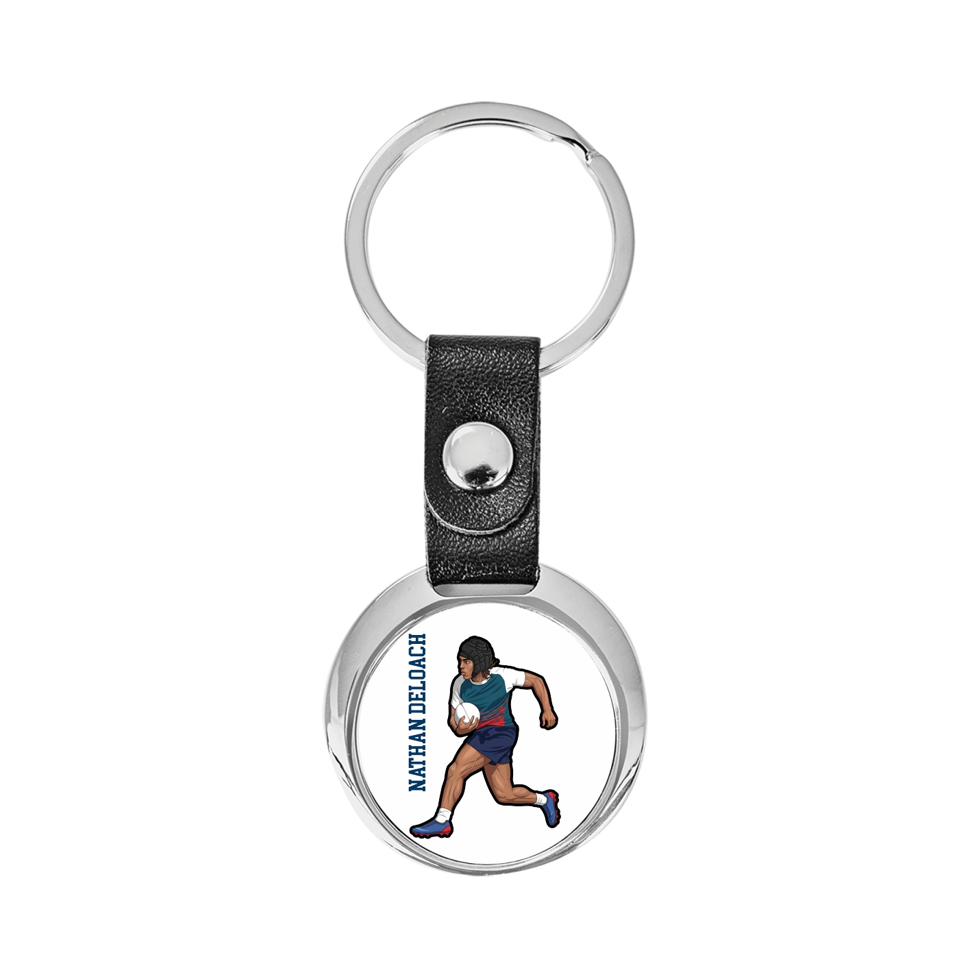 Key Chain — Name Vertical in Classic