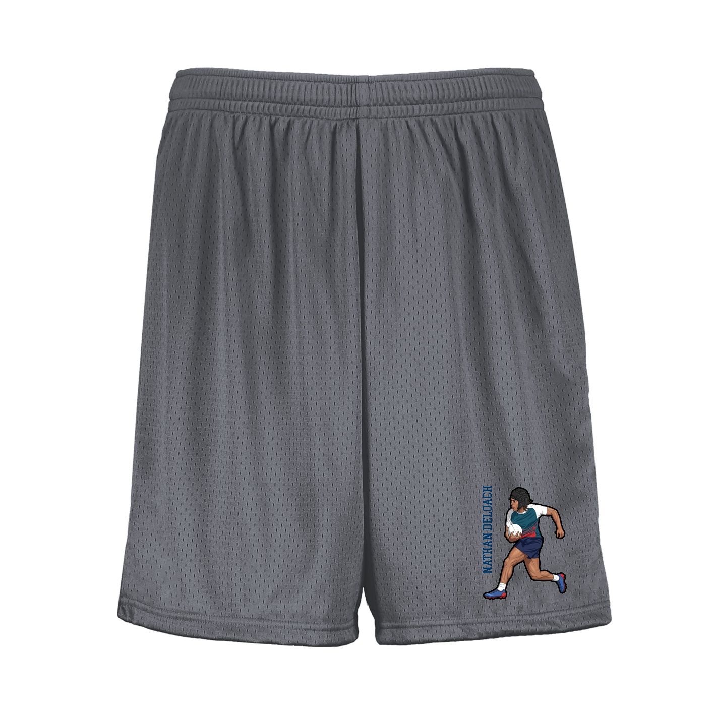 Shorts — Name Vertical in Grey