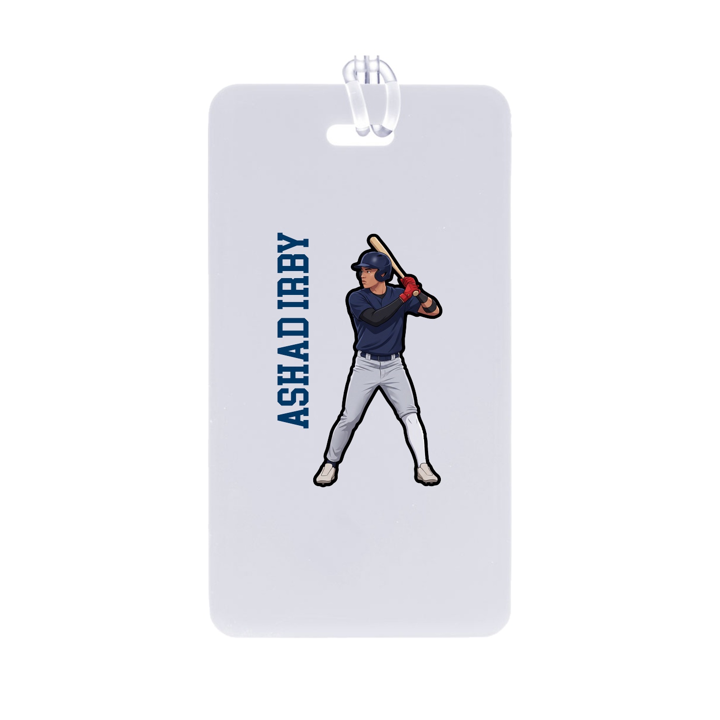 Bag Tag — Name Vertical in Classic
