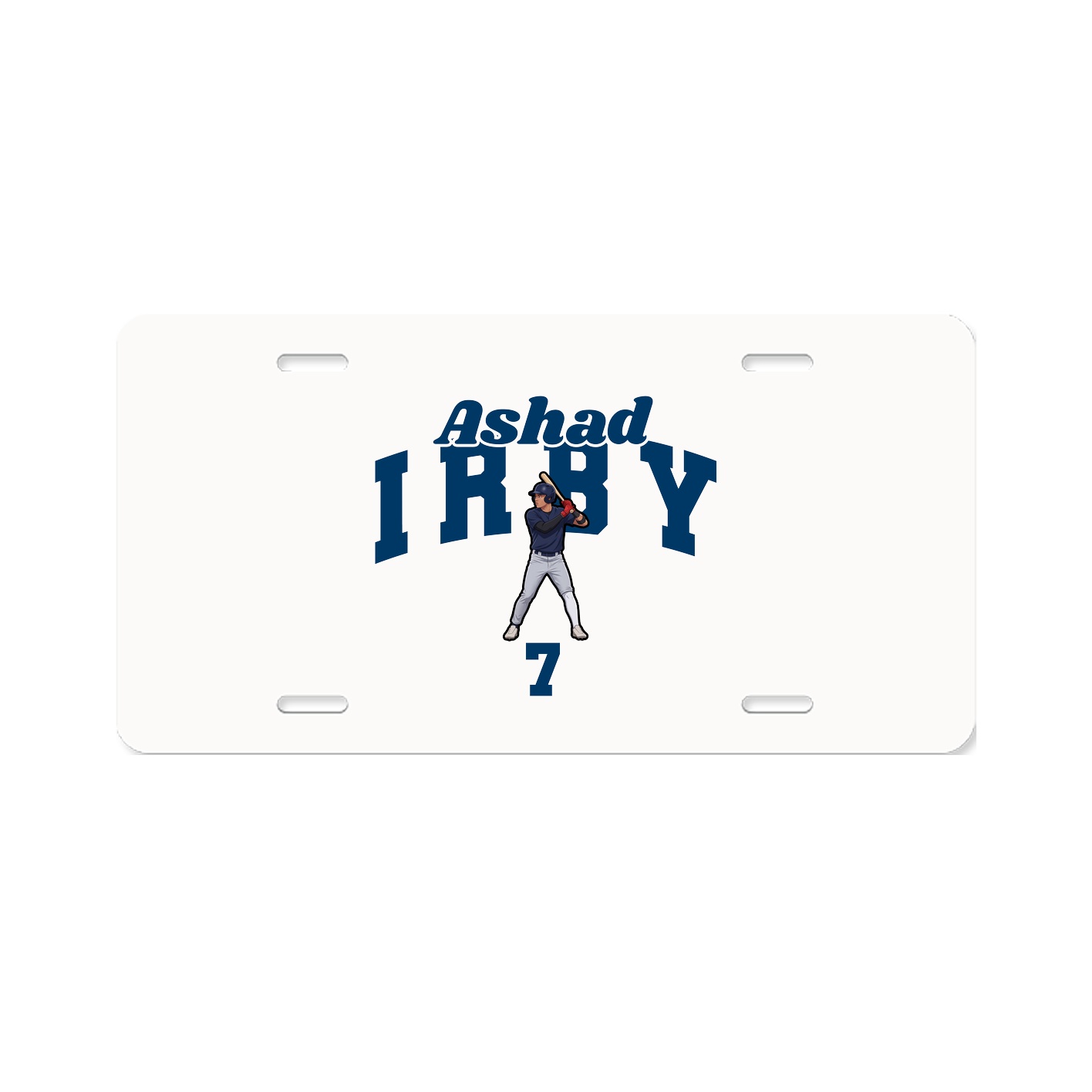 License Plate — Signature Arch in Classic