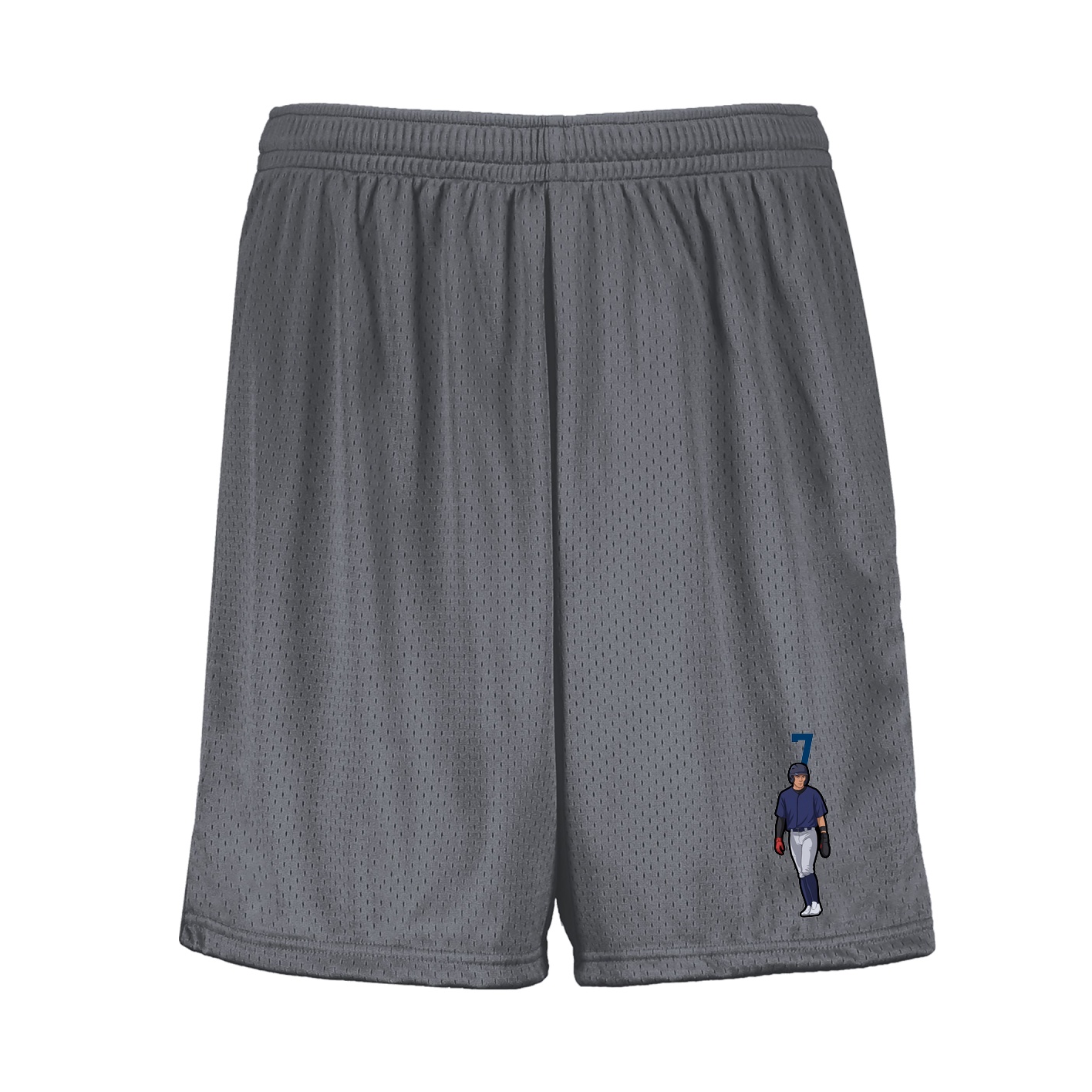 Shorts — Number Top in Grey