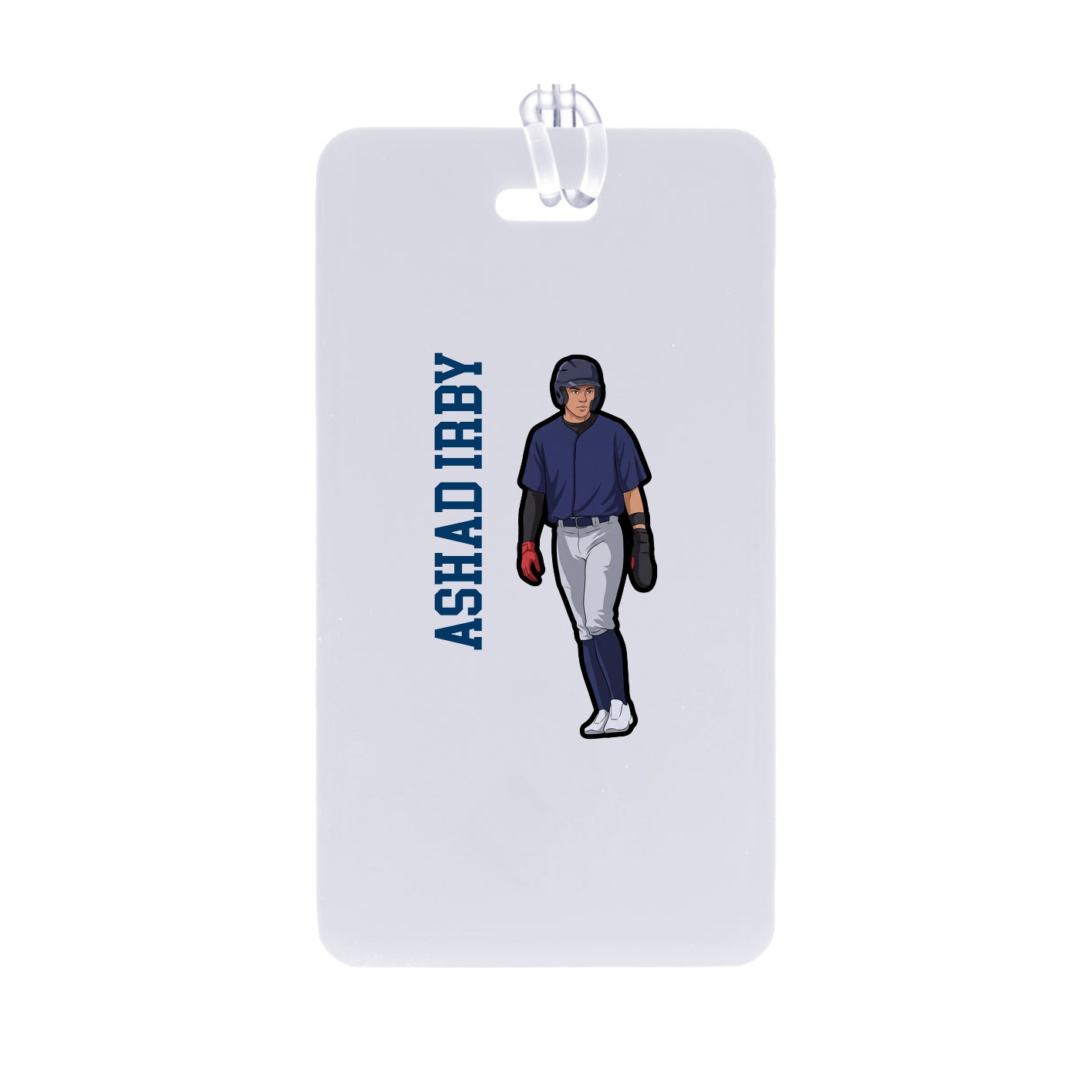 Bag Tag — Name Vertical in Classic