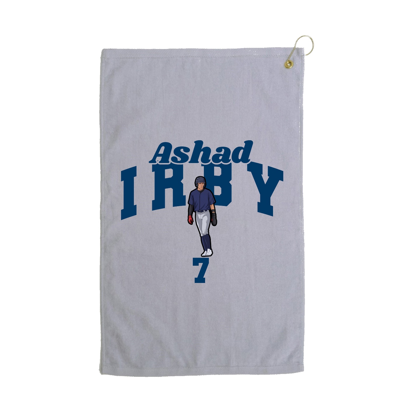 Golf Towel — Signature Arch in Grey