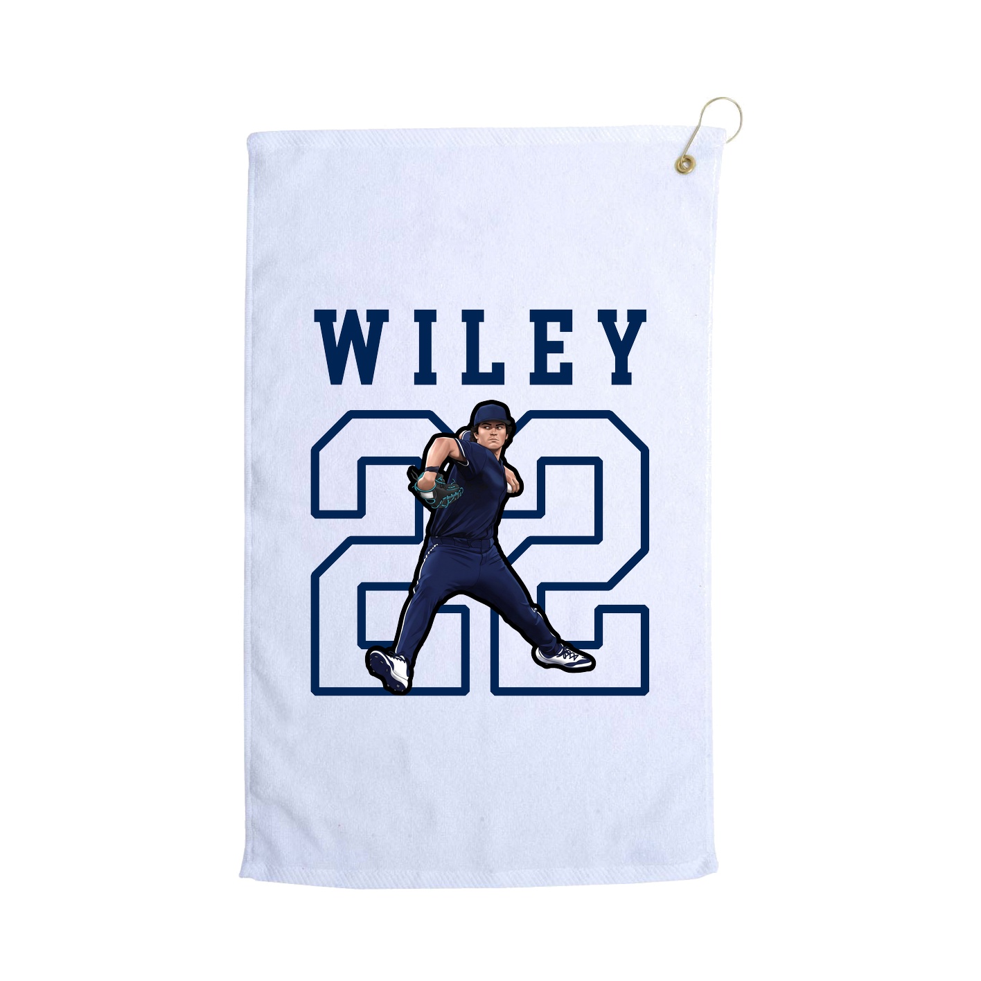 Golf Towel — Shirsey in White